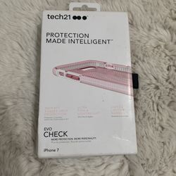 New Tech21 iPhone 7 Pink Phone Case 