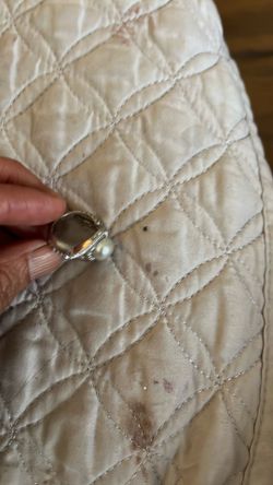 Silver ring 925 and pearl