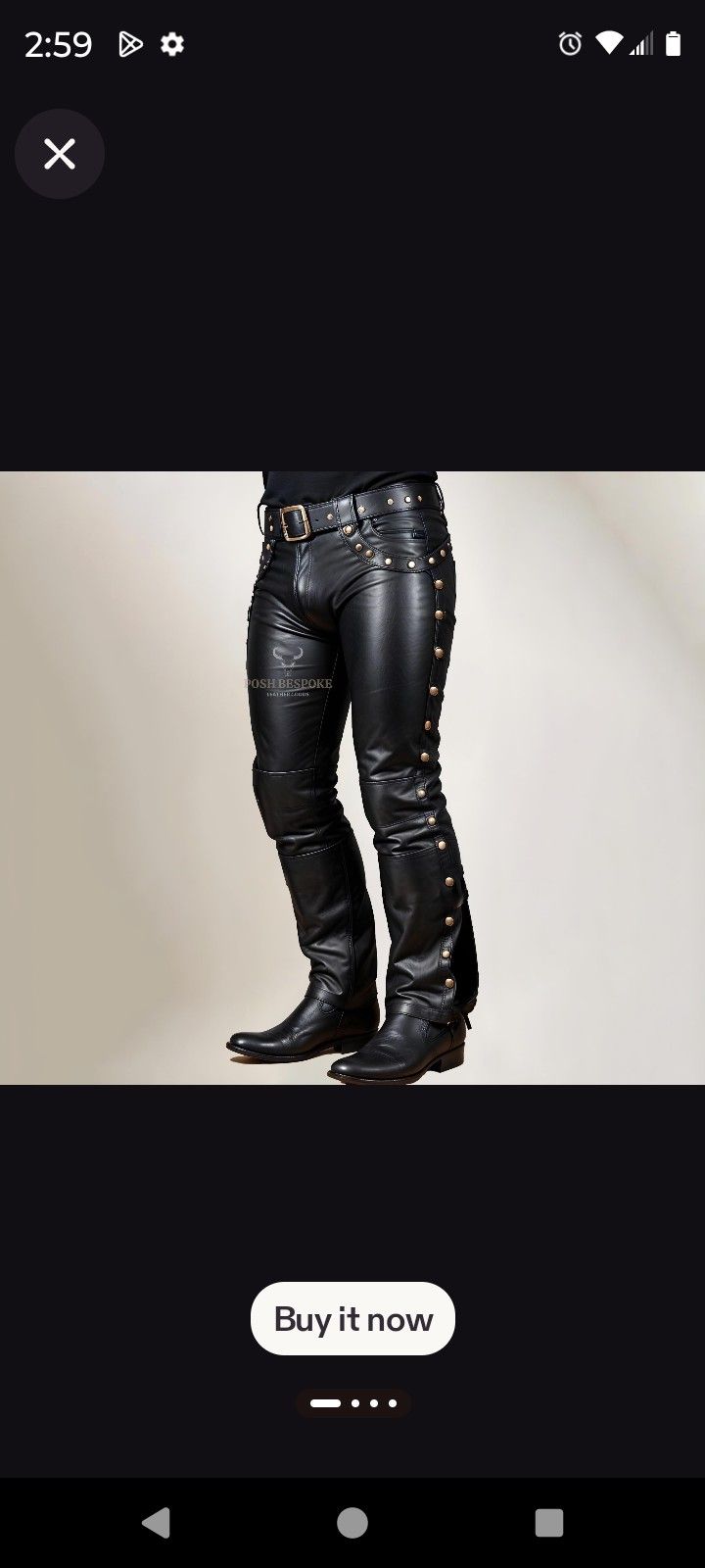 100% Genuine Leather Pants