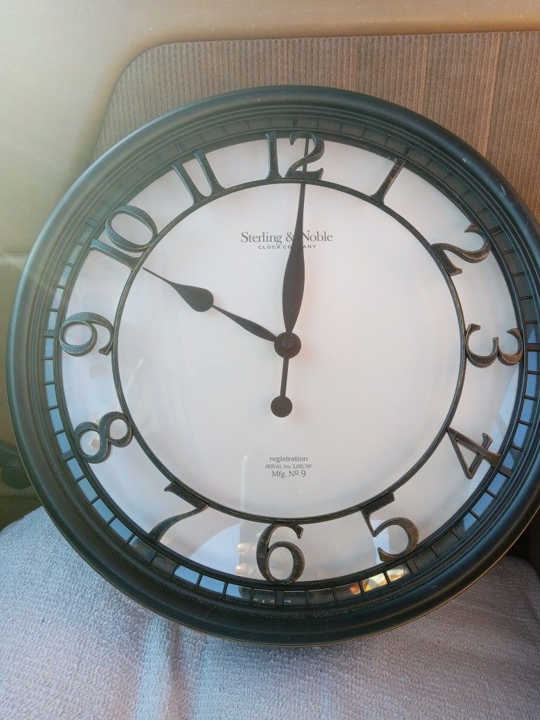 Sterling Nobel Clock $40