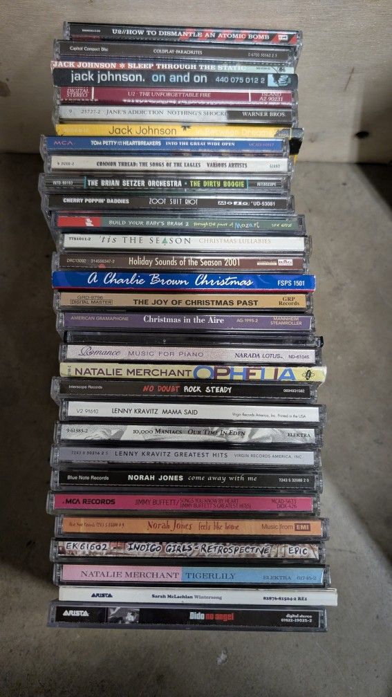 Over 100 music CDs