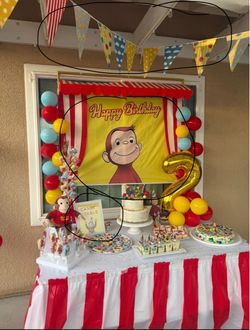 Curious George Party Decor