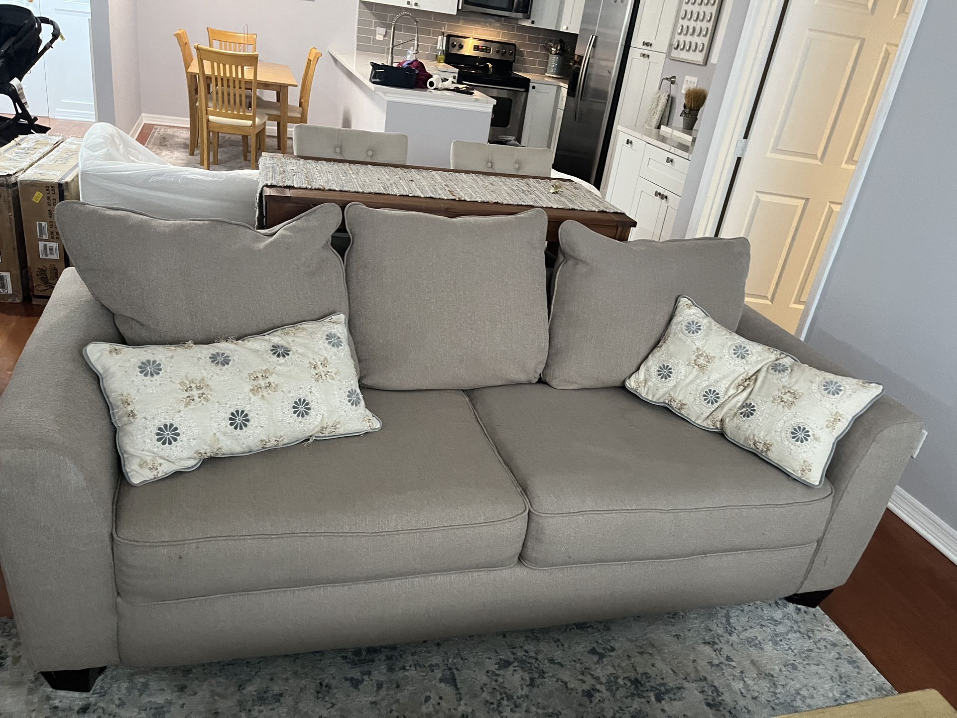 Grey Sleeper Sofa
