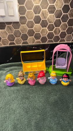 Fisher-Price  Little. People   Toys.    6. Princesses.   $3. Each.  Or $25. for  all