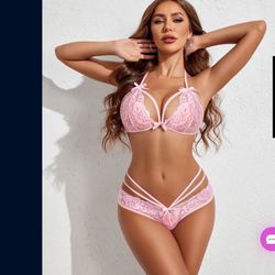 Lace 2 Piece Bra and Panty Sets plus size