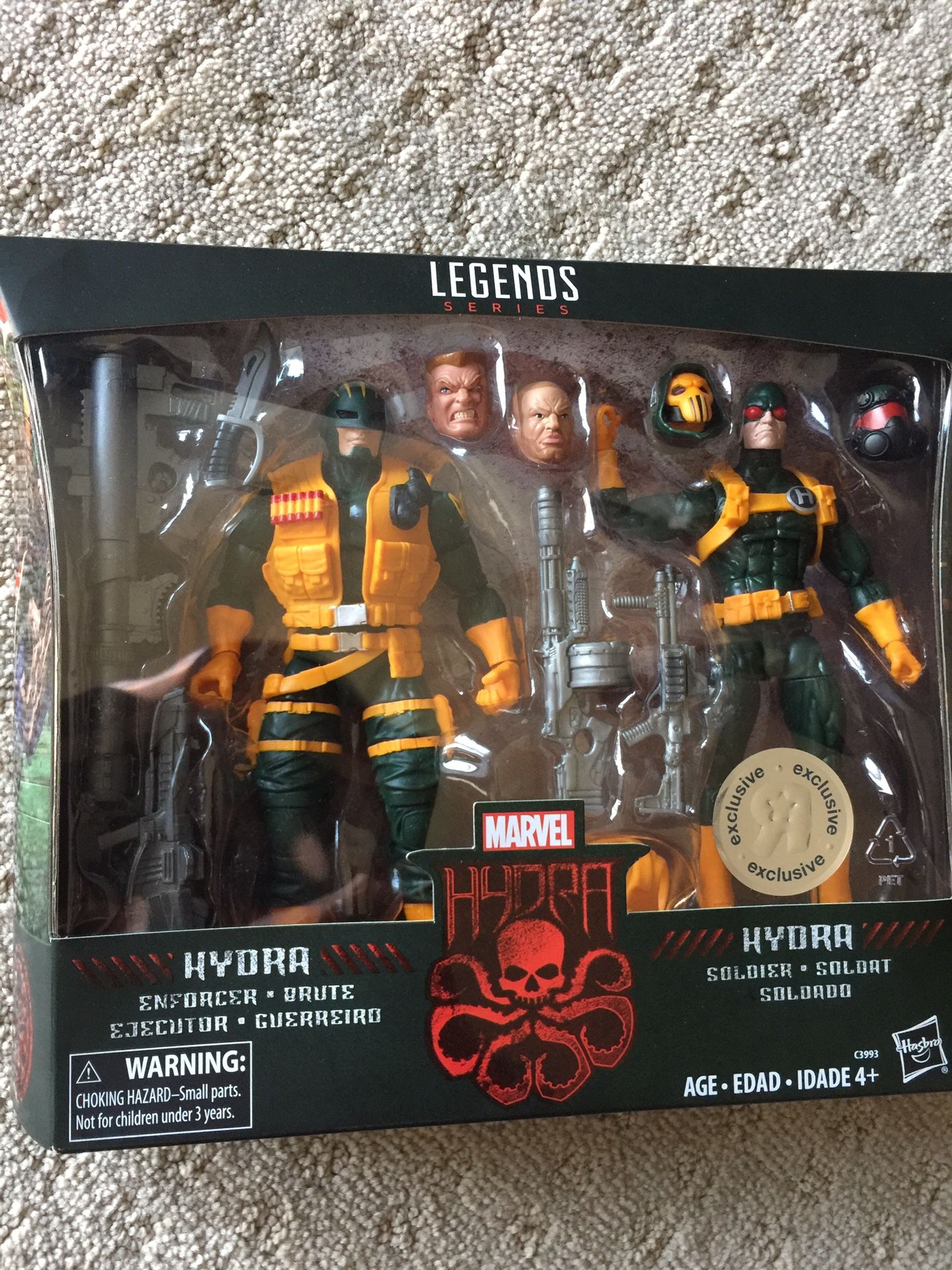 Marvel legends HYDRA soldier 2 pack avengers infinity war