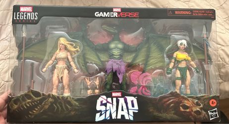Hasbro Marvel Legends SDCC 2025 Exclusive Gamerverse SNAP Savage Land 3 pack - Sauron, Shanna and Rogue