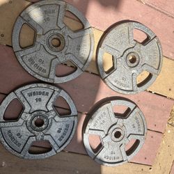 Wieder Weights Plates 10 Lb x 4