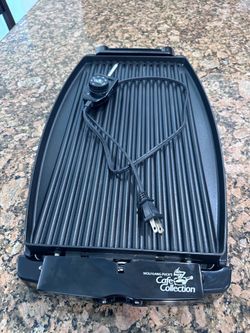 Plancha de cocinar electrica reversible