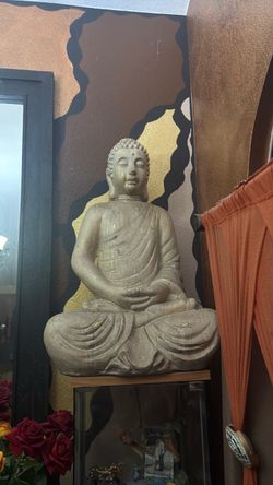 Large Seated Buddha Statue