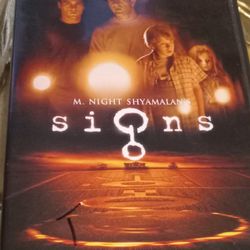 Signs DVD Movie Rated Pg 