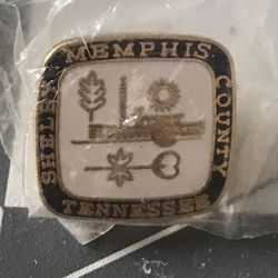 Brand new Tennessee, shelby county, Memphis city lapel pin