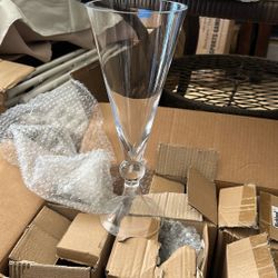 Glass Trumpet Vase