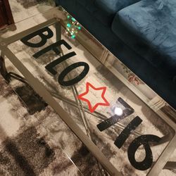 Glass Coffee And End Tables Set Buffalo Custom