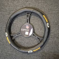 Green Bay Packers Steering Wheel Cover 