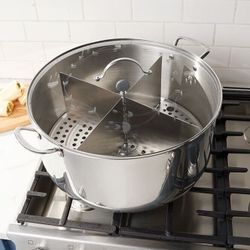 Olla Tamalera De 32 Qt Con Divisiones 