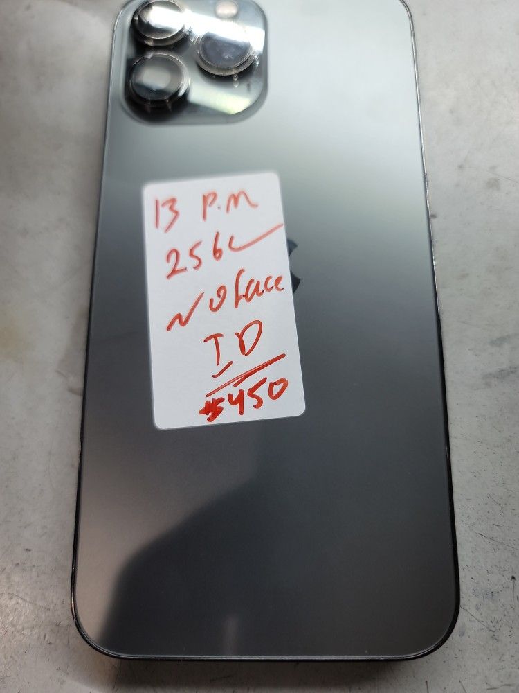 Iphone 13 Pro Max 256gb Unlocked, No Face ID