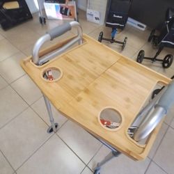 Medical king Walker Tray Table with Cup Holder Mobility Table Tray for Folding Walkers Foldable