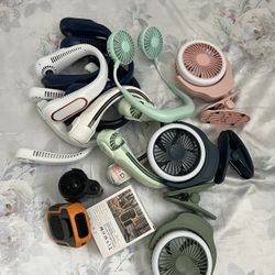 🔥4th July Sale🔥 Neck Fans, Waist Fans , Strollers Or Chair Clips Fan