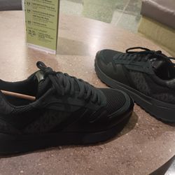 Michael Kors Dax Mixed-Media Trainer Shoes