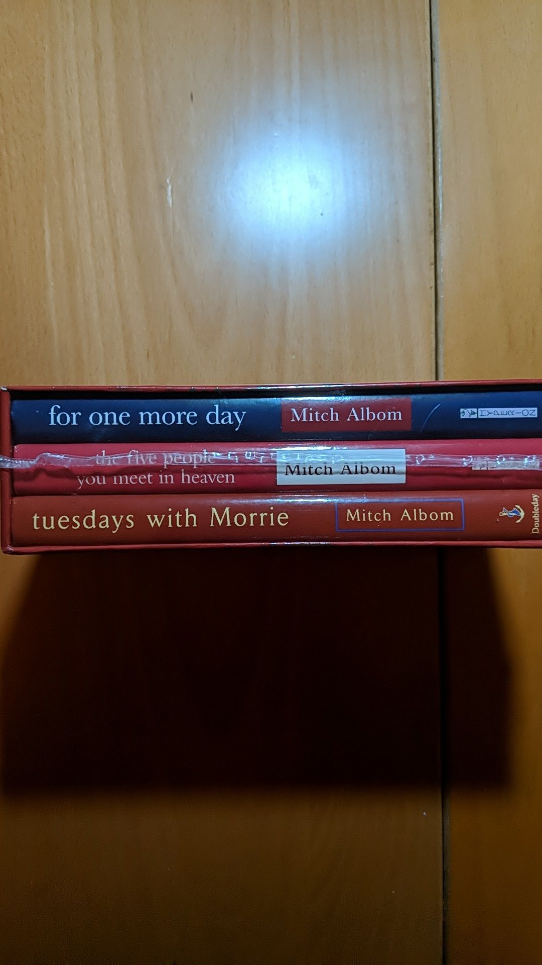 Mitch Albom Tuesdays With Morrie, For One More Day, The Five People You Meet in Heaven Box Set