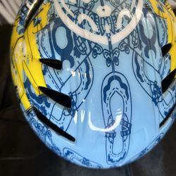 Blue helmet