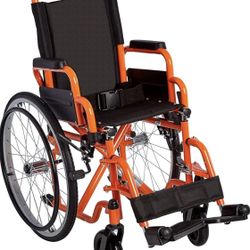 Ziggo 12" Seat Width Pediatric Wheelchair for Kids & Children, Lightweight