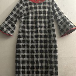 Shelby & Palmer Black N White Checkered Dress 