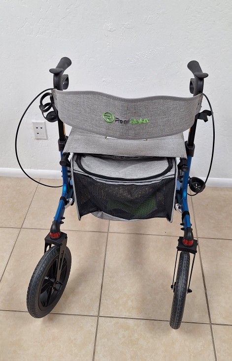 All-Terrain Rollator with Seat
