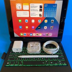 Apple IPad 9th Generation (10.2” Retina /Touch ID /IOS 17/ 2021 Model) 64GB with Pen, Keyboard  & Accessories 