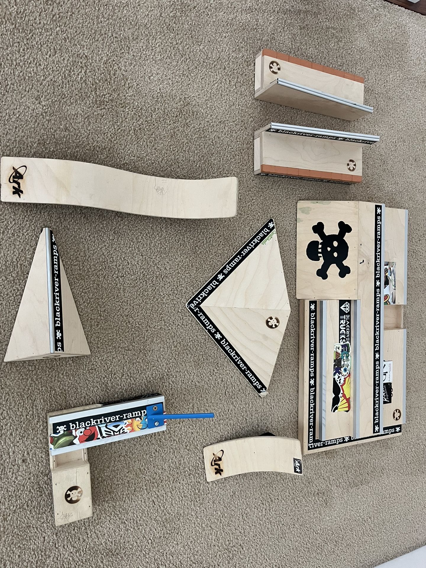 Tech Deck Ramps - Black river Fingerboards