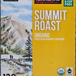 Kirkland Signature Summit Roast Organic Medium Roast Coffee 120 Pods