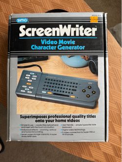 SIMA Screen Writer – Video Movie Character Generator