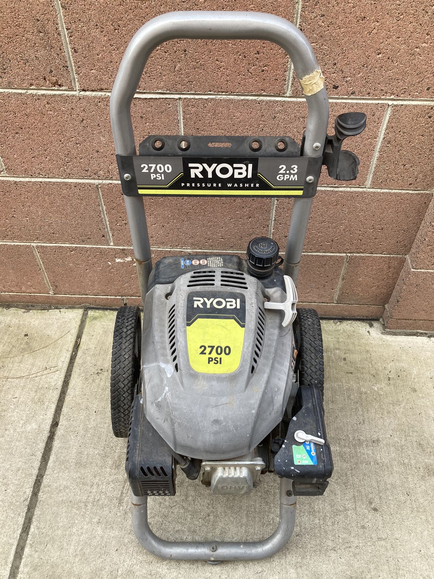 Ryobi Pressure Washer Only