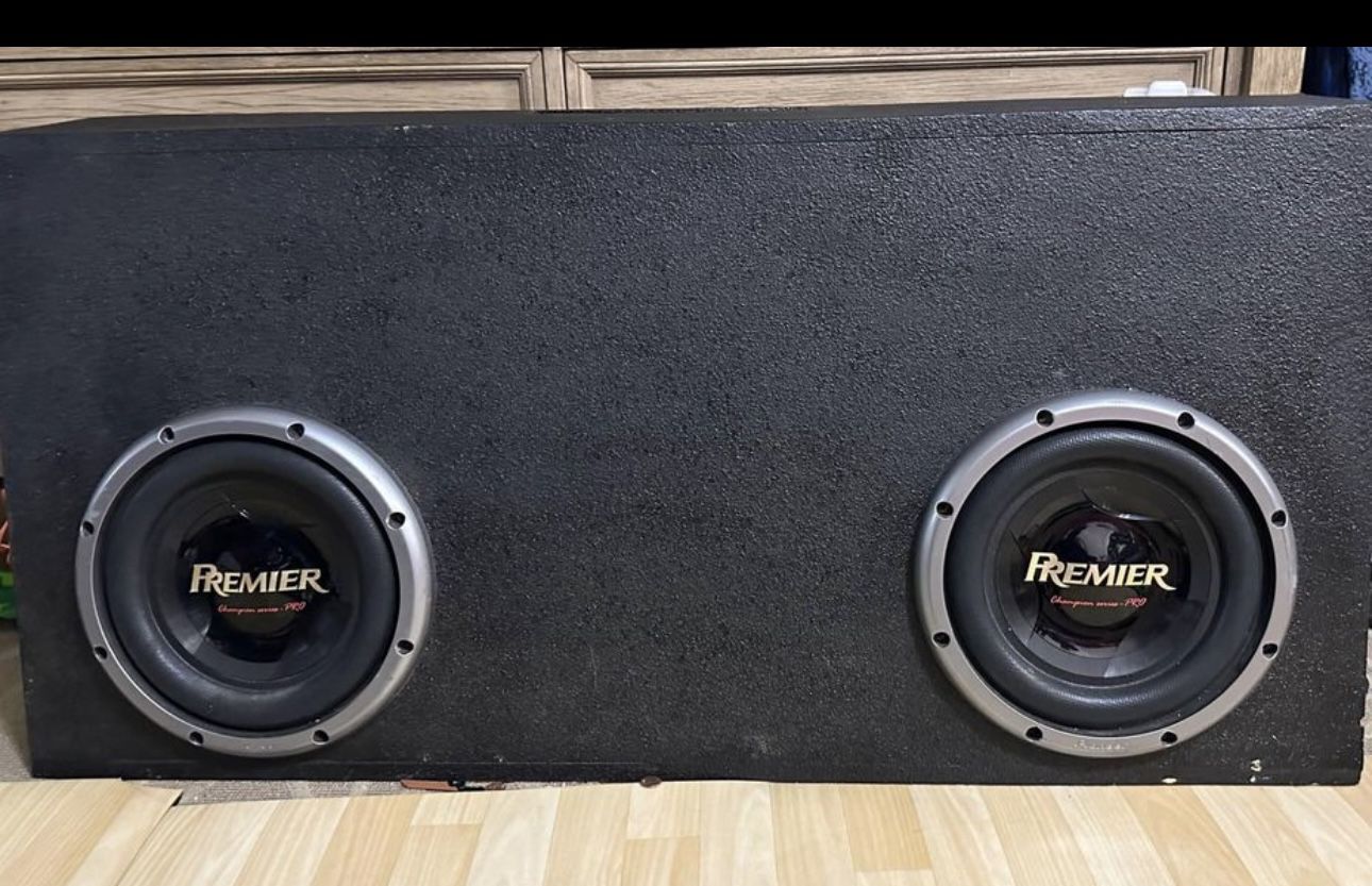 12” Pioneer Speakers With Custom Subwoofer box