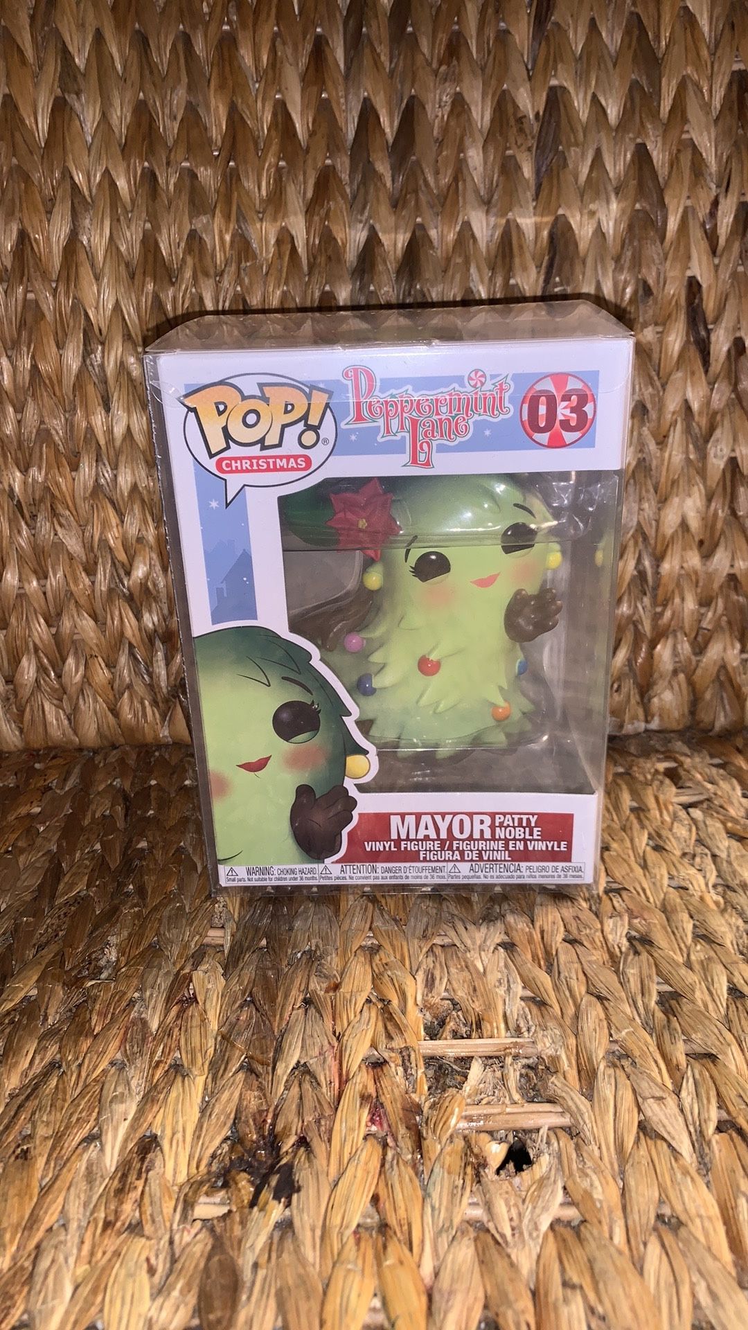 Funko Pop Mayor Patty Noble Christmas Tree Peppermint Lane In Pop Protector