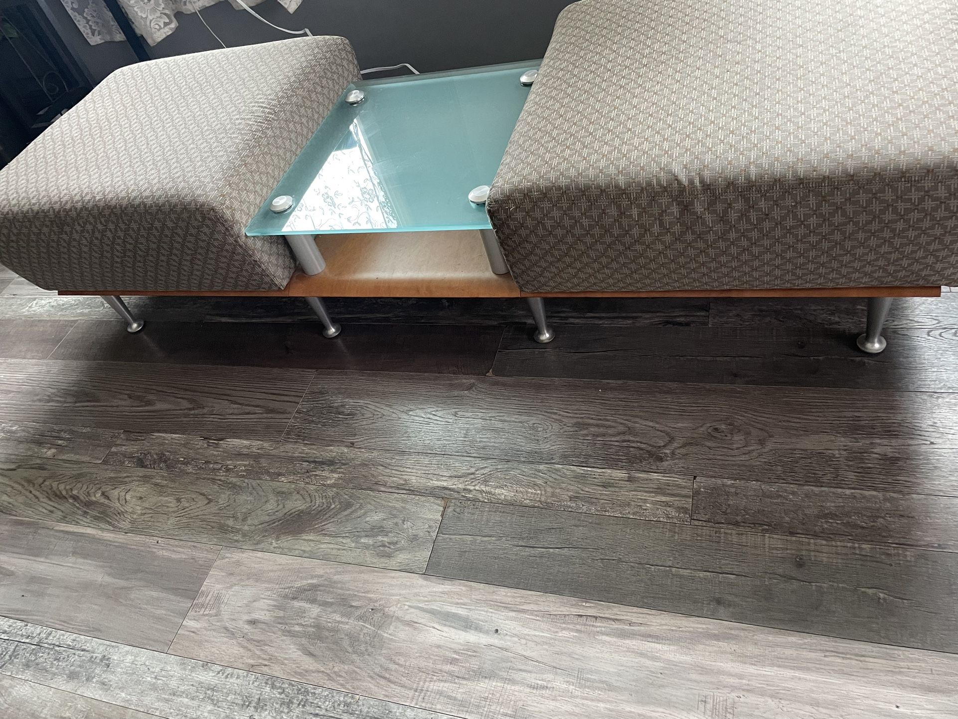 office lobby waiting area bench