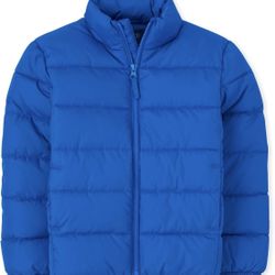 NEW with TAGS The Children's Place boys Medium Weight Puffer Jacket, Wind, Water-resistant