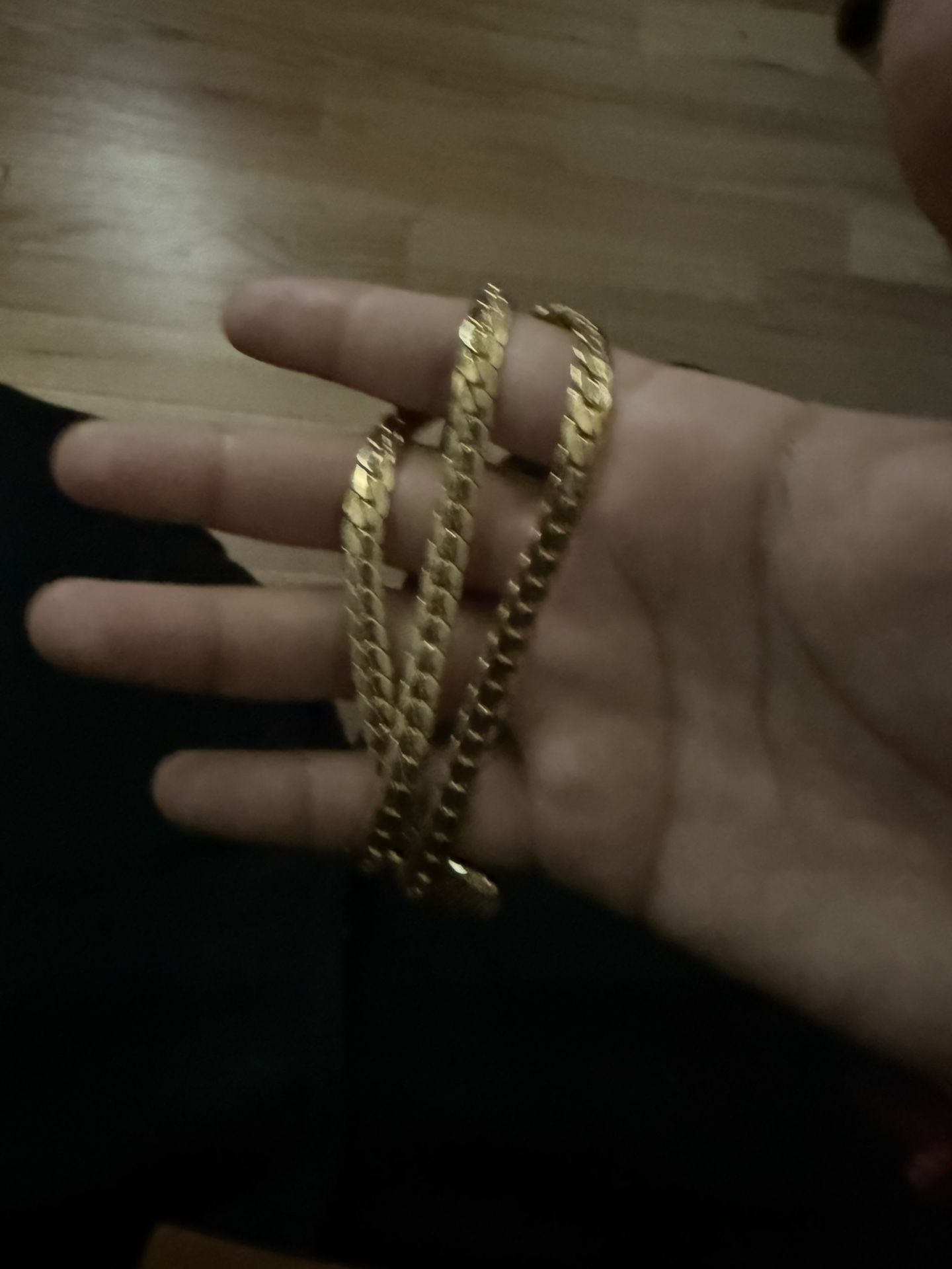 Silver Gold Plated Chain 