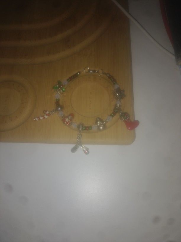 Christmas Themed Charm Bracelet