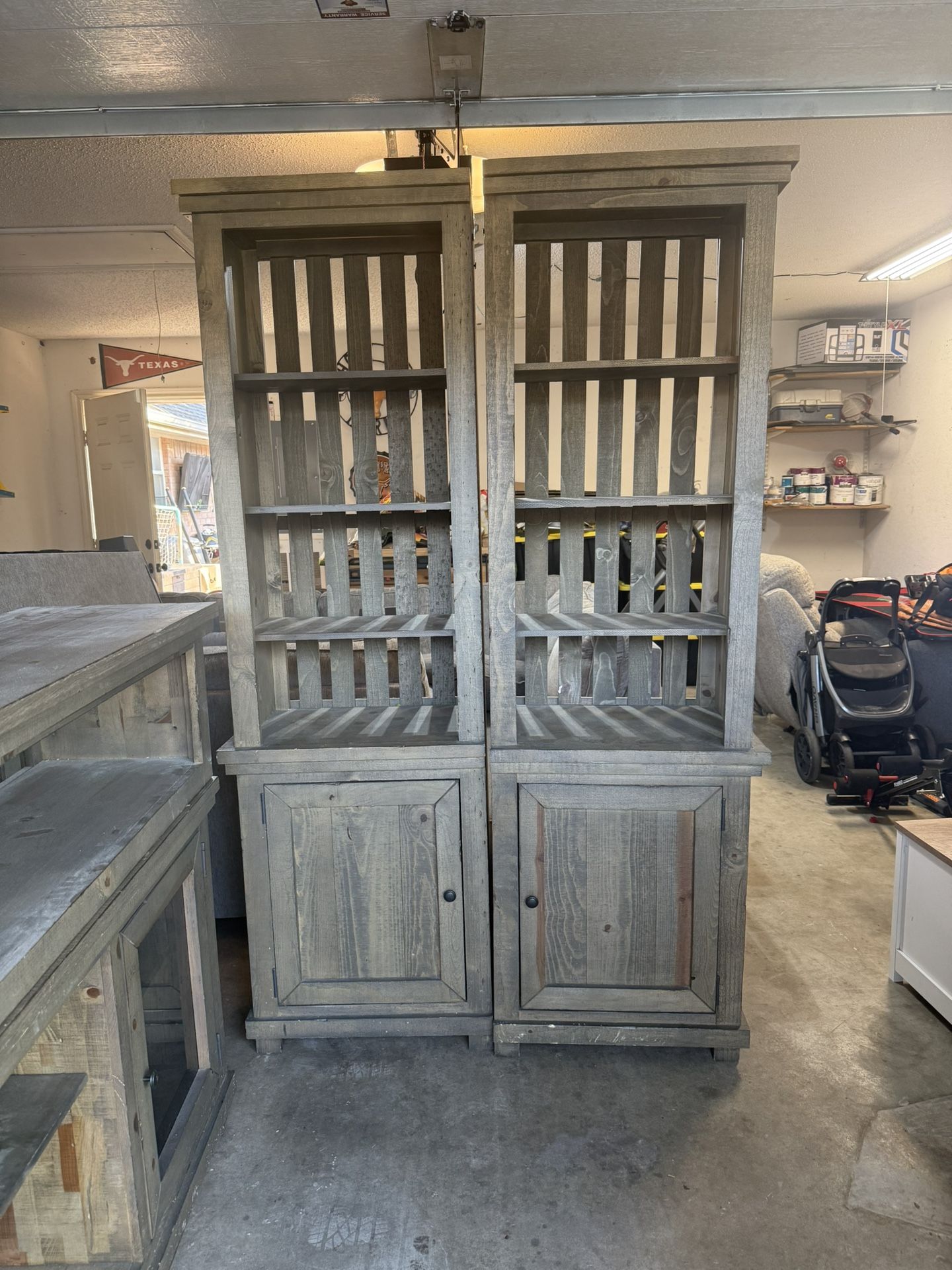 Rustic Weathered Gray Entertainment Center – Progressive Furniture Willow Collection