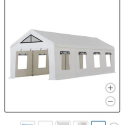 Sunjoy 30' x 12' White Outdoor Canopy Party Tent $1,500