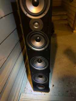 Polk audio monitor 70 series floor standing speakers black