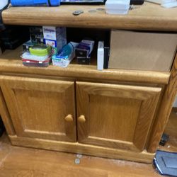 TV Stand With Cabinet
