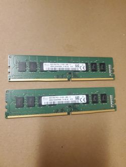 2 x 8GB DDR4 Ram sticks