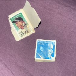 Two Not Used Old Stamps