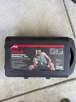 40 lb Adjustable Dumbbell Set