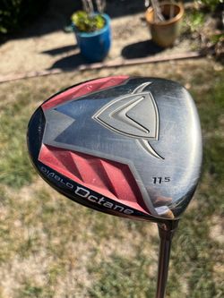 EXCELLENT CALLAWAY DIABLO OCTANE MAX GOLF DRIVER 11.5 w PROJECT X BLACK GRAPHITE 4.5