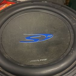 Alpine Type S 10’ Sun Woofers Quantity 2