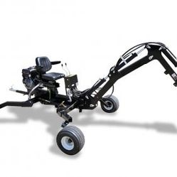 15HP 420CC Gas Powered Towable Backhoe Mini Excavator 8' Foot Reach 12" Bucket